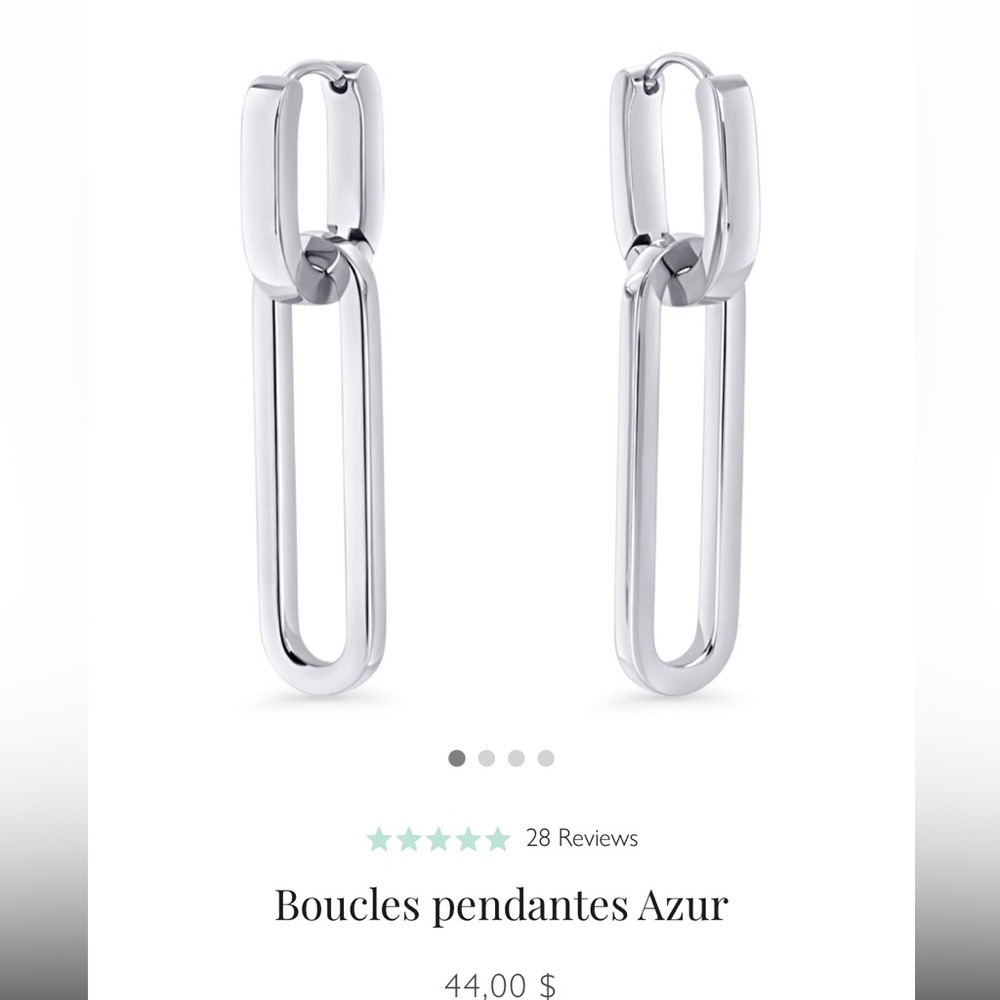 MIA Silver Drop Earrings